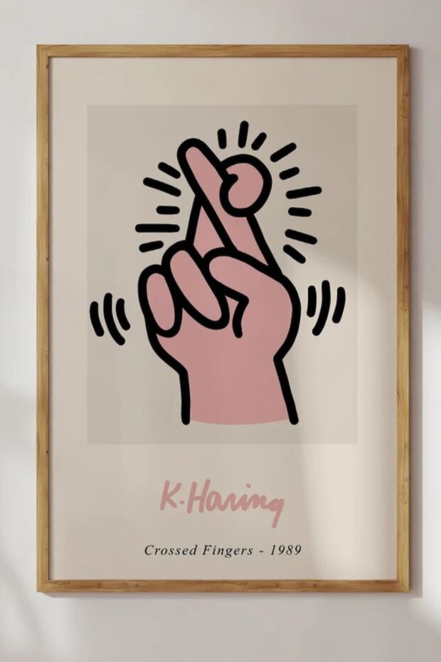 Kağıt Poster - Keith Haring