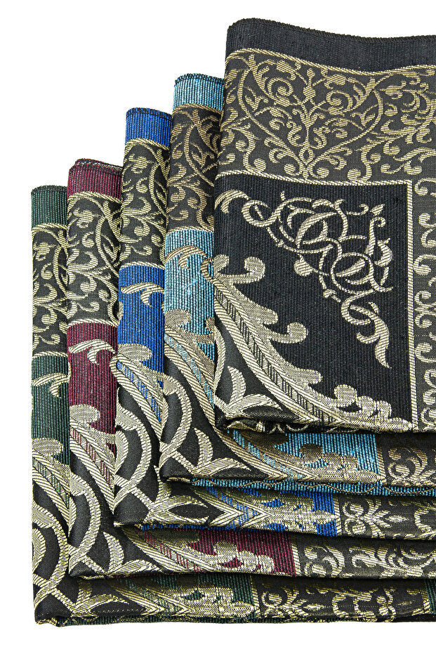 10 Pieces Ottoman Taffeta Prayer Rug 5 Colors
