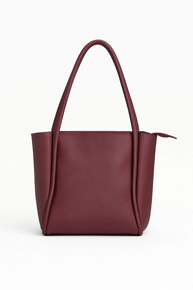 Paula Model Burgundy Women's Hand and Shoulder Bag