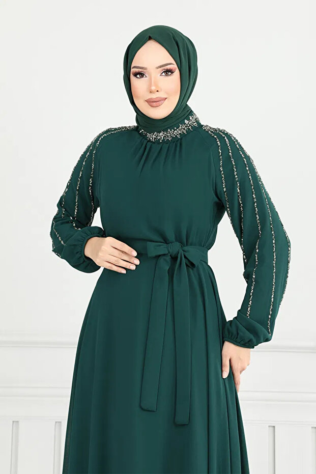 İşlemeli Abiye - 3