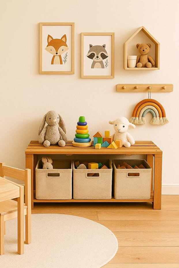 ÇOK AMAÇLI AHŞAP BENCH - 4