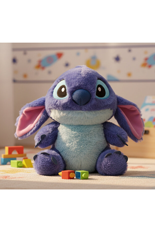 Stitch Mavi Peluş Oyuncak - 9