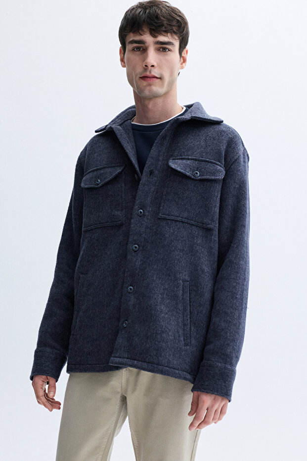 DÜĞMELİ GÖMLEK CEKET - 1