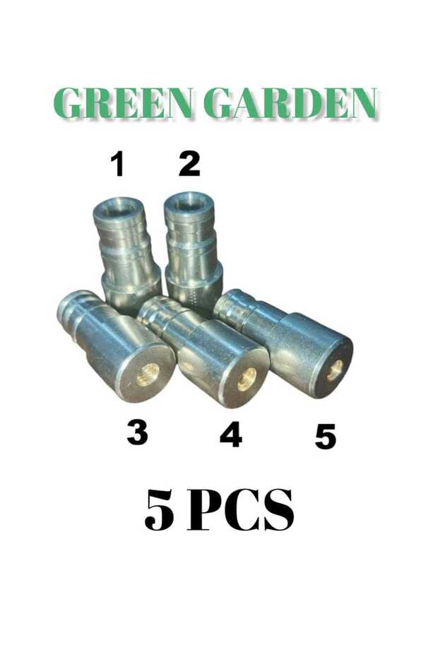5 قطع نهاية خط خرطوم الضباب تحتوي على سن داخلي مقاس 6.35MM