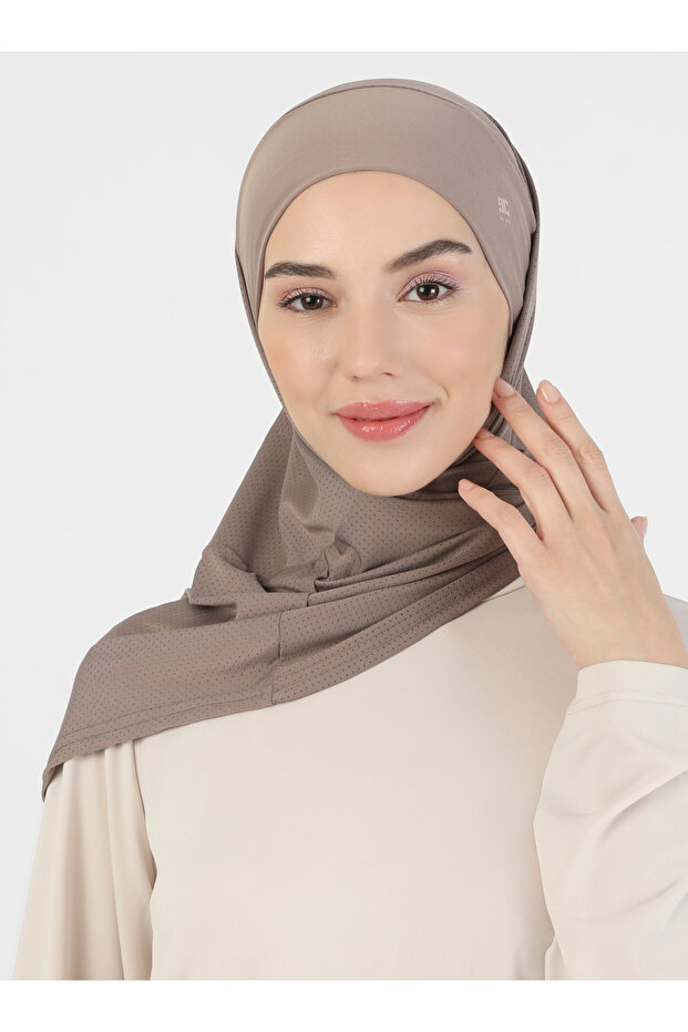 وشاح ميكرو حجاب بريميوم برو - St054 مينك داكن