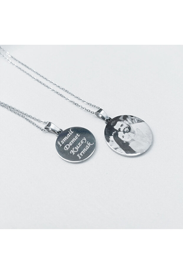 RESİMLİ ÇELİK KOLYE - 2