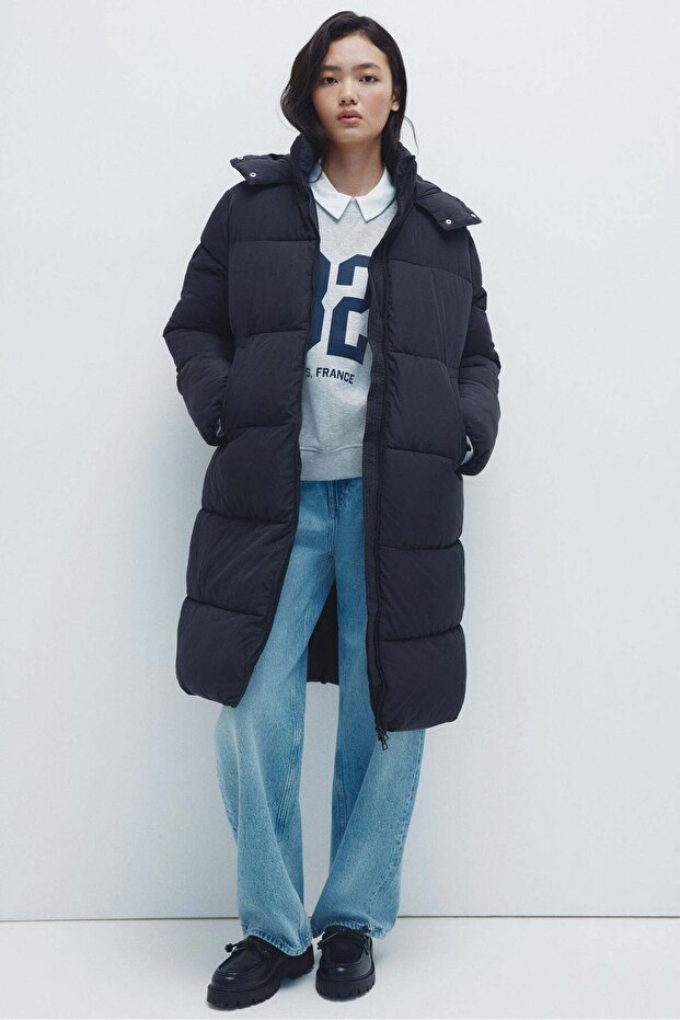 Long puffer jacket