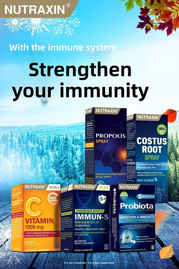 Immun-S Tablets – Immune Support with Beta Glucan, Vitamin C, Black Cumin – 60 Tablets - 5