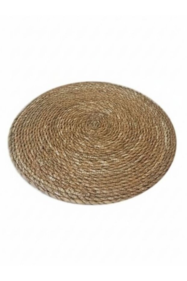 12 Adet Amerikan Hasır Servis Supla Örme Bambu - 6