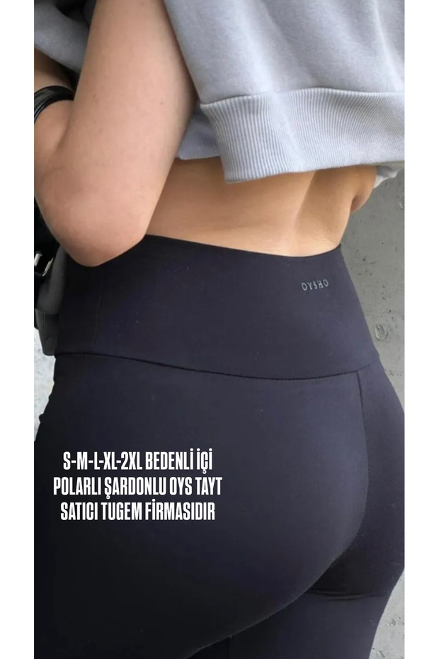 Fekete harisnyanadrág sardonlu béléssel és polár béléssel - 7