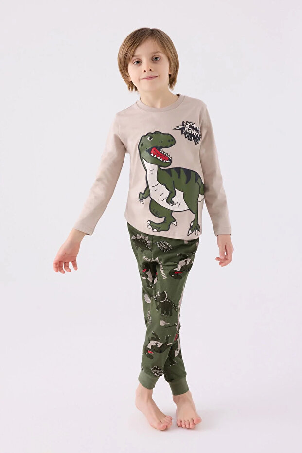 Boy's double set - sand - 1