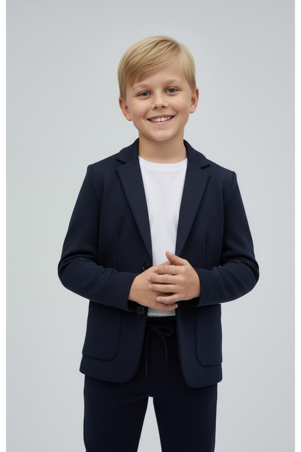 Boys' Winter Knitted 2-Piece Suit