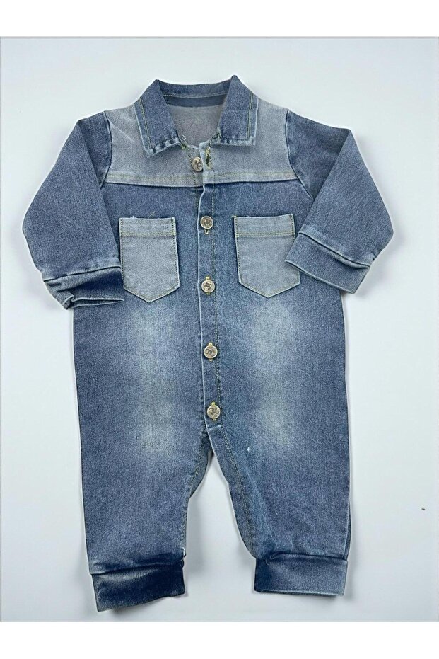 Cepli Basic Bebek Kot Tulum - 2