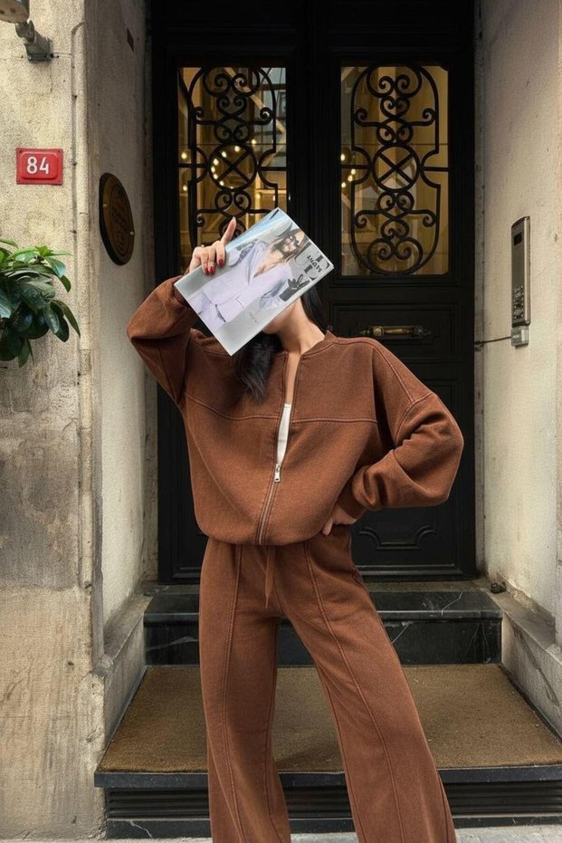Women's Winter Sports Suit with Soft Texture Inside