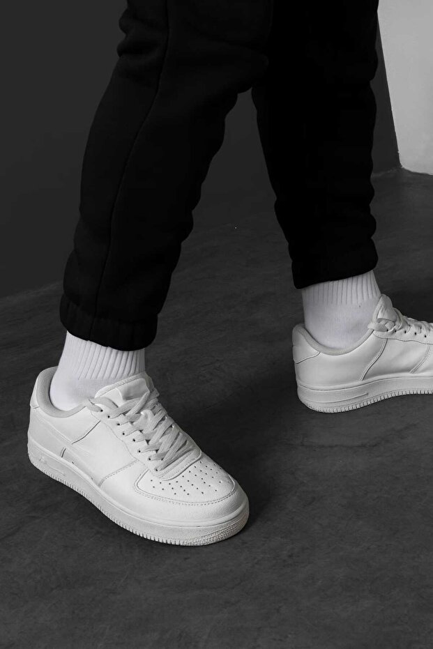 Black 3 Thread Winter Thick Basic Cotton Tracksuit - 2