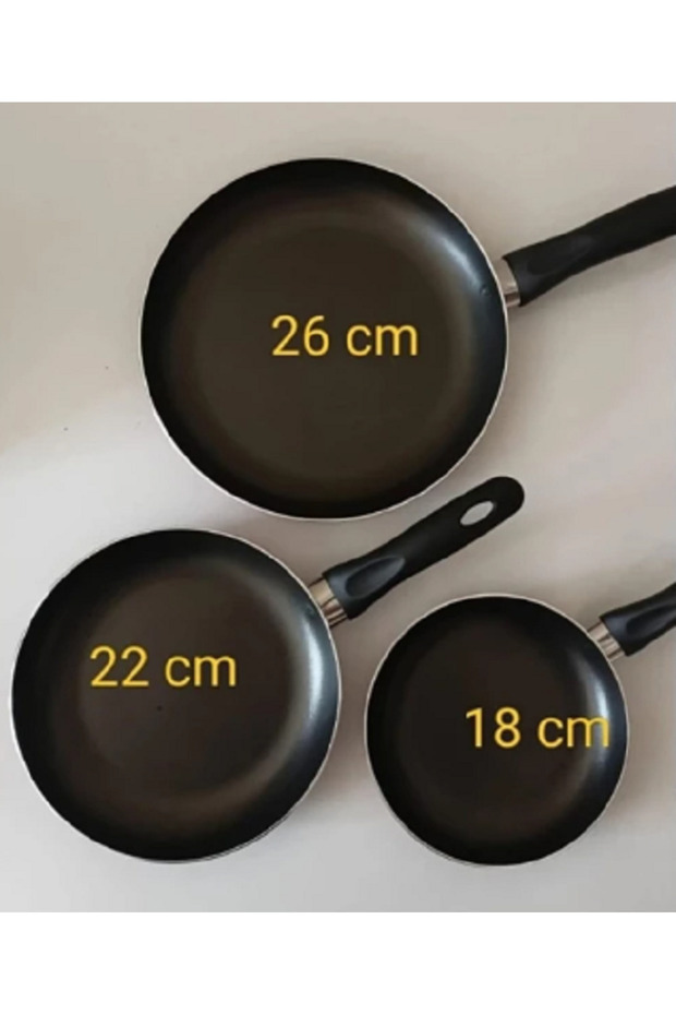 3'lü Tava Seti yeşil - 2