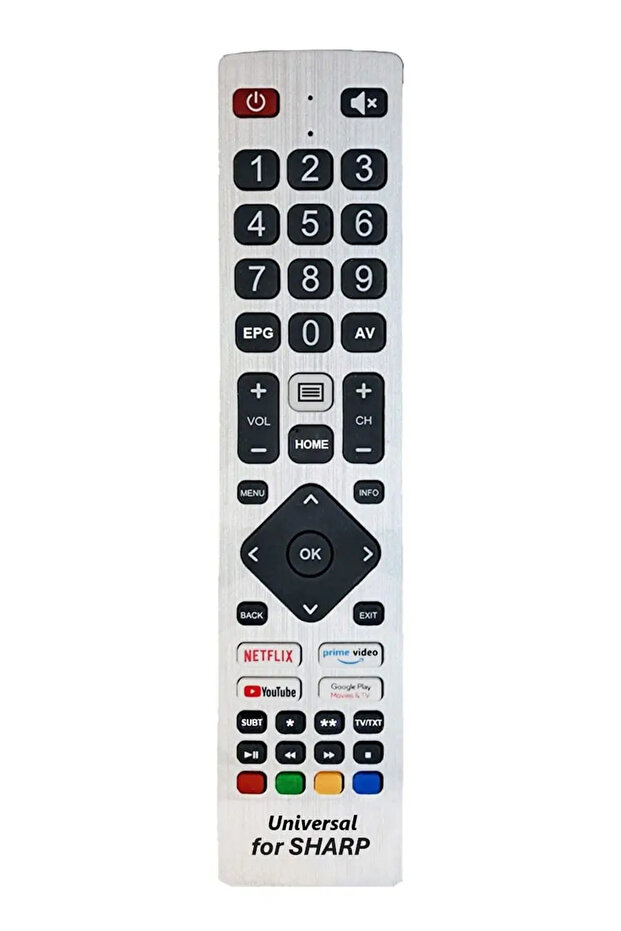 SHARP 45 Keys (645) TV compatible universal remote control - 1