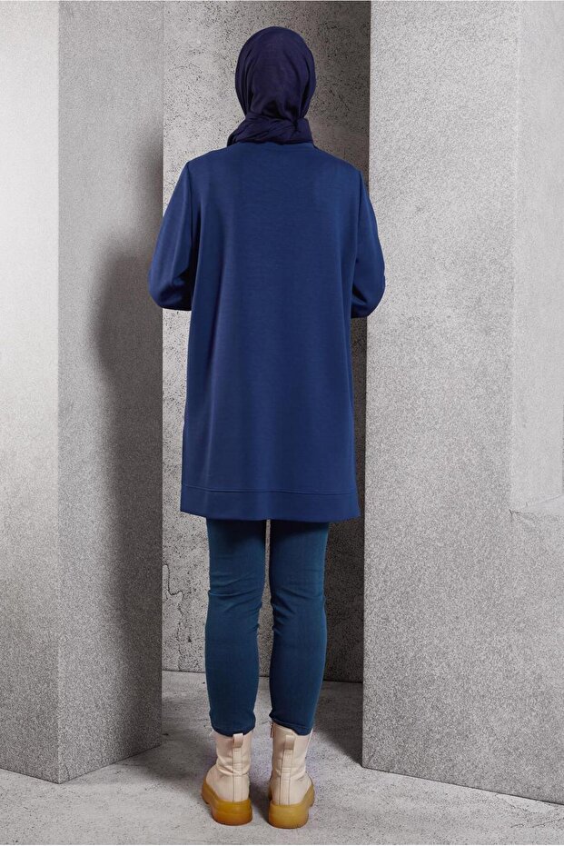 45114 Model Patterned Tracksuit Tunic - 3