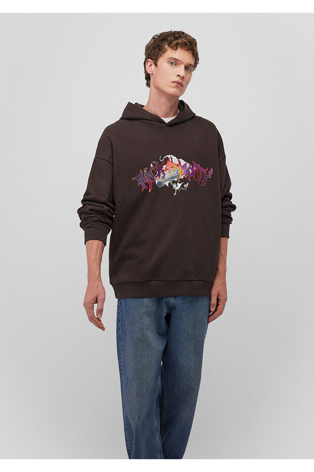Rick and Morty Printed Brown Sweatshirt 0S10293-88615