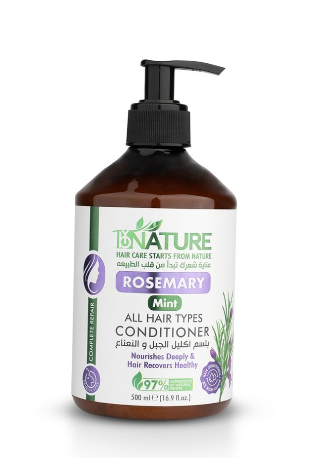By Nature Rosemary Mint Complete Repair Conditioner 500 ml Nourishes & Strengthens Damaged Hair,