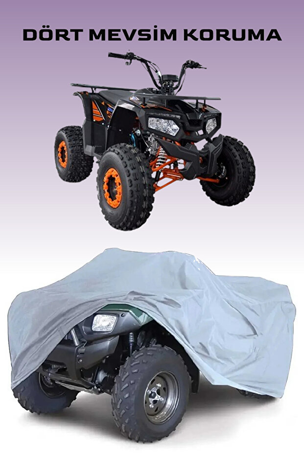 Kanuni Atv 125 U Off Road Atv Waterproof Canvas - Gray