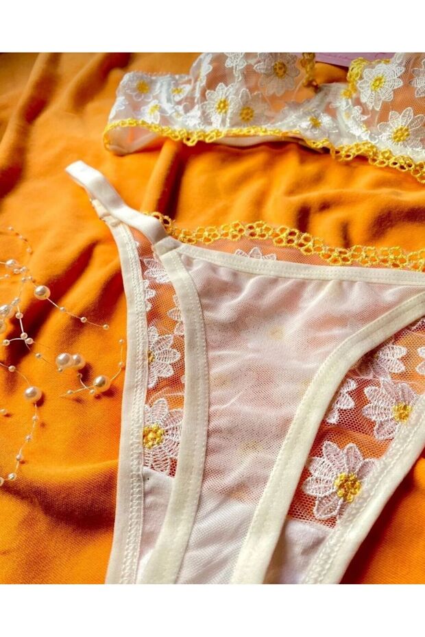 Papatya Model Bra Set - 4