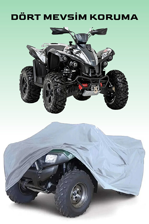 TGB QUAD 425 ATV علامة تجارية مقاومة للماء - رمادي