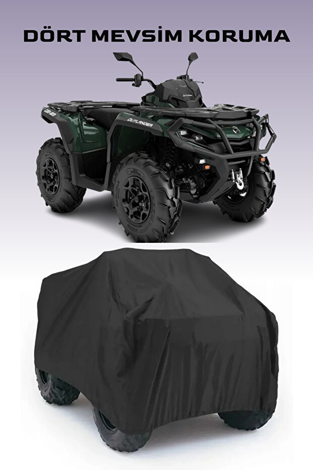 Can-Am Outlander Max XU+ 570 ATV علامة تجارية مقاومة للماء - أسود