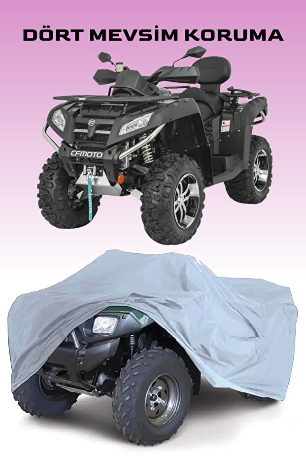 Cf Moto CF800 ATR-EPS ATV علامة تجارية مقاومة للماء - رمادي