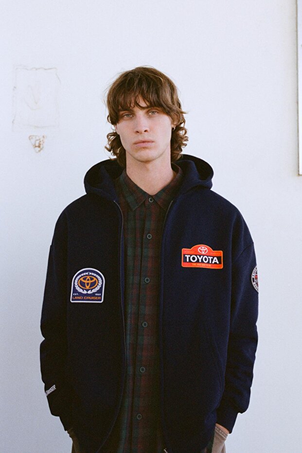 Toyota Fermuarlı Kapüşonlu Sweatshirt - 6