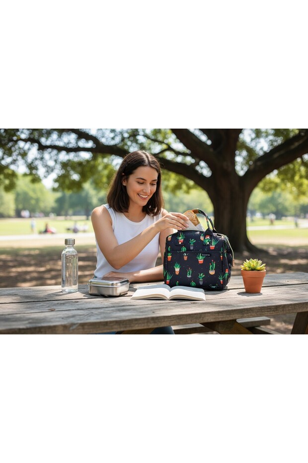 Thermal Insulated Waterproof Thermal Bag Food Carry Lunch Bag