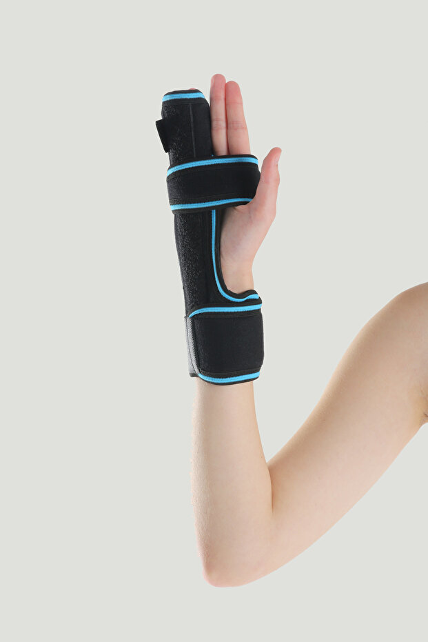 Boxing Fracture Hand Wrist Splint Fixator Stabilizer Support with Double Splint - 1