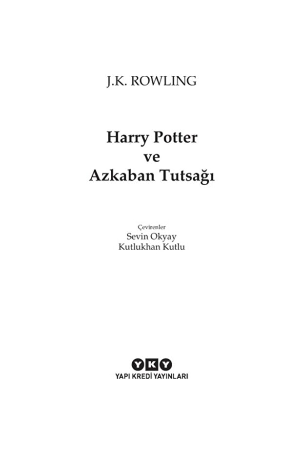 Harry Potter Azkaban Tutsağı 3 - 4