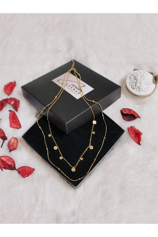 Double Plate Necklace