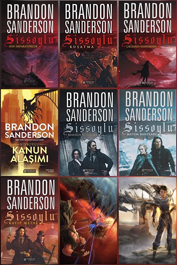 Brandon Sanderson Sissoylu Serisi 7 Kitap Takım