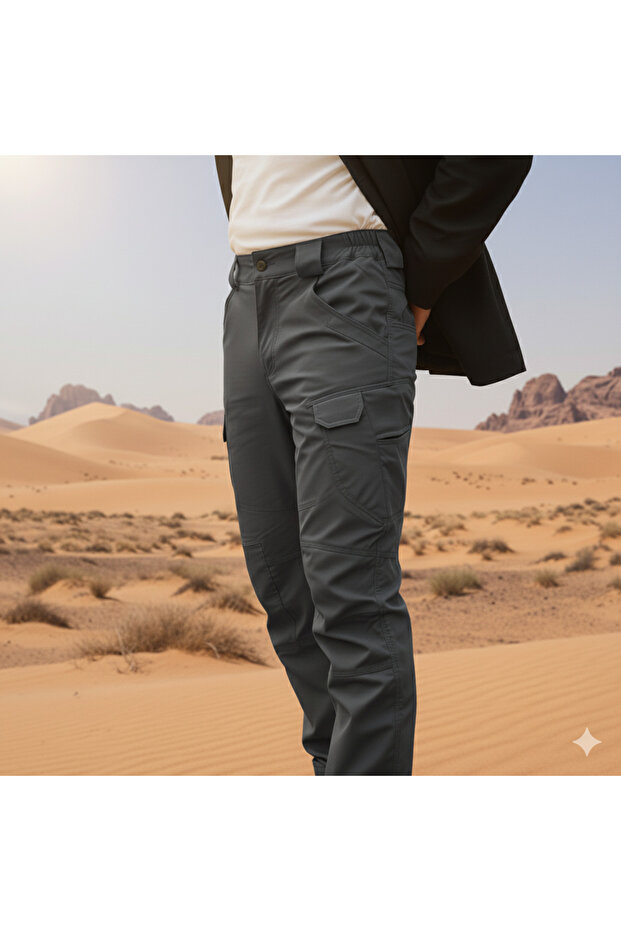 Tgn Stretch Fabric Men's Tactical & Tactical Outdoor Pants Daily Use Comfortable Flexible Multi-Pocket
