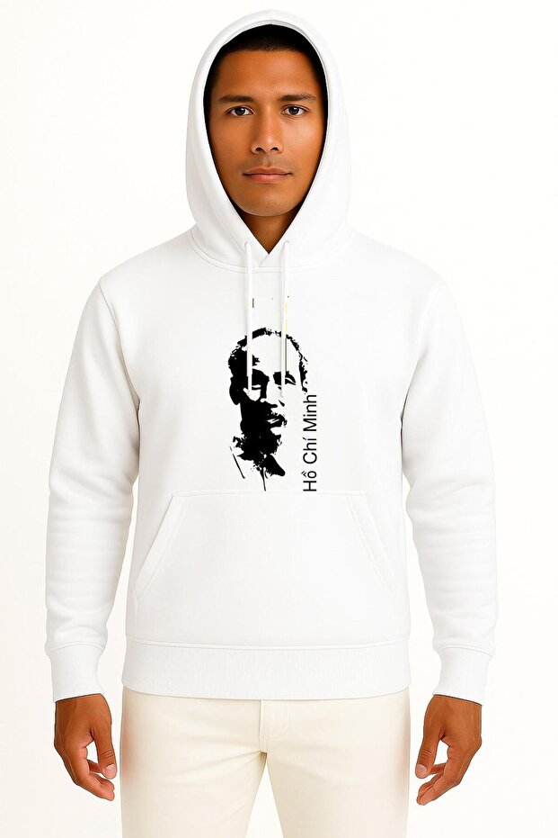 Hooded Ho Chi Minh City the Prison Diary Chest Design Unisex Sweatshirt