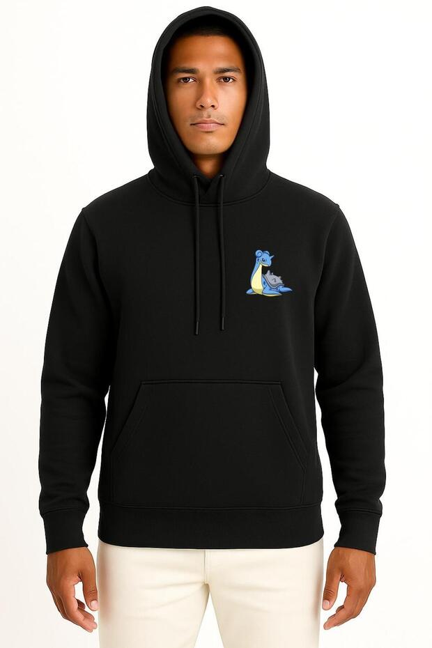 Hooded Charizard Pocket Printed Unisex Sweatshirt