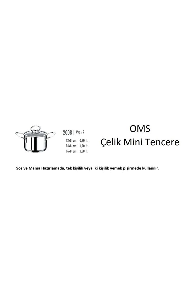 Mini Çelik Tencere 14cm - 3