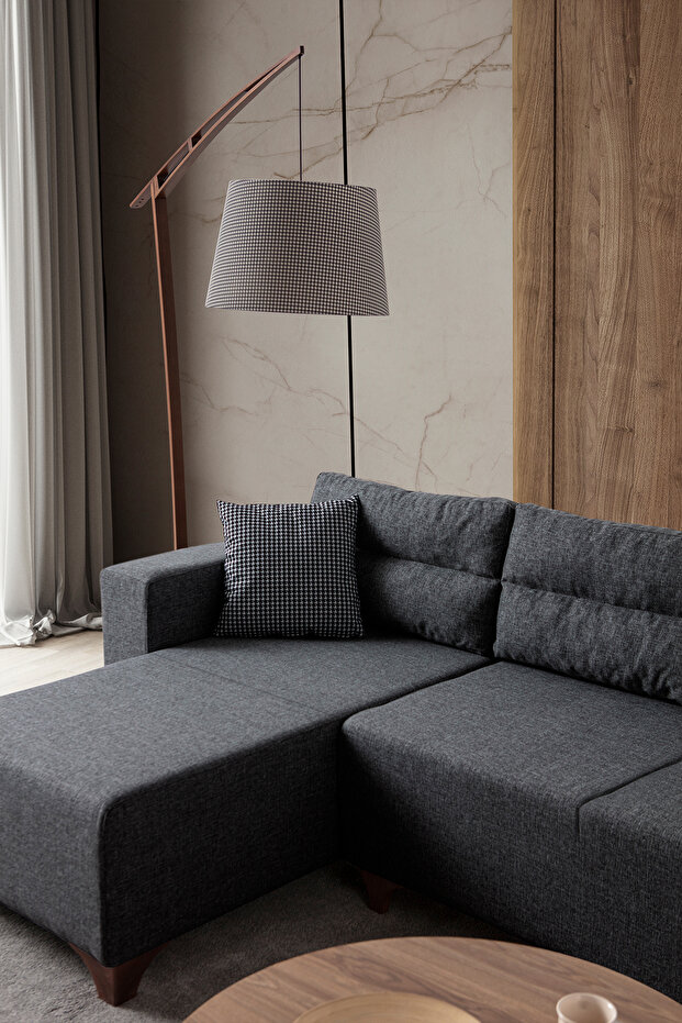 Tloft Mini Modüler Köşe Takımı Antrasit - 7