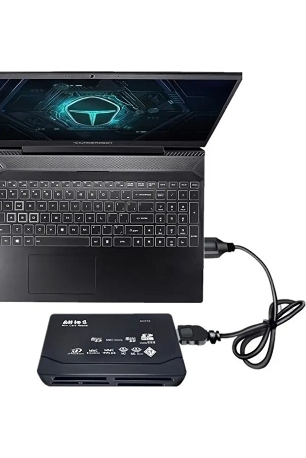 HT-09A All In One Usb 2.0 Reader & Writer – Sd - Microsd – Cf - Ms/ms Pro / Ms Duo Kart Okuyucu - 3