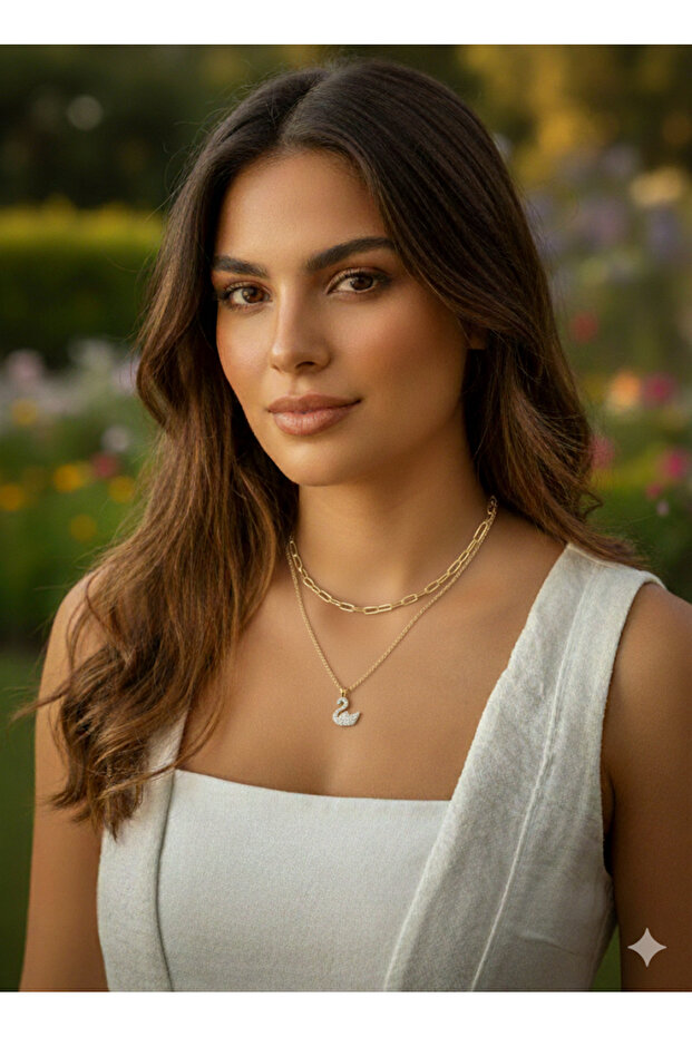 Swan Model Design Necklace