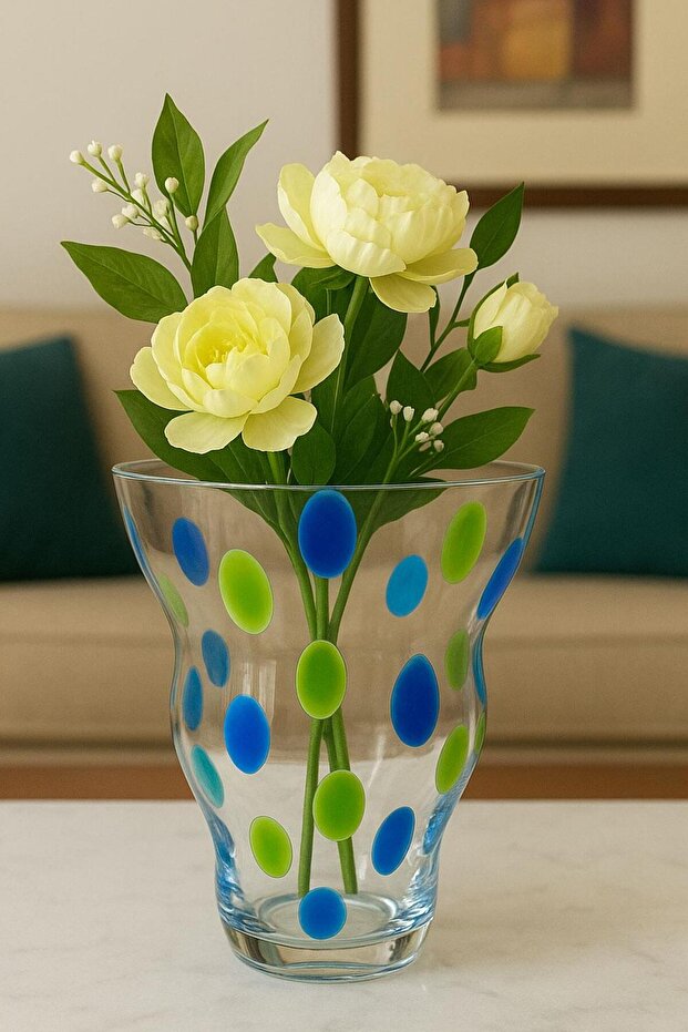 مزهرية كريستال مزخرفة يدويًا 388907 16434