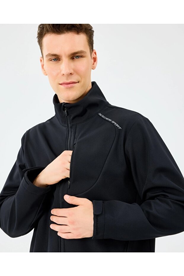 M Softshell Basic Jacket S2520132 Men's Coat Black - 5