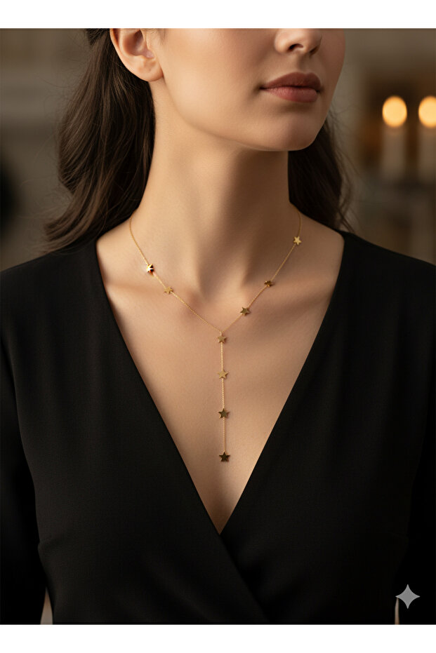 Y Model Yıldız Figür Kolye - 1