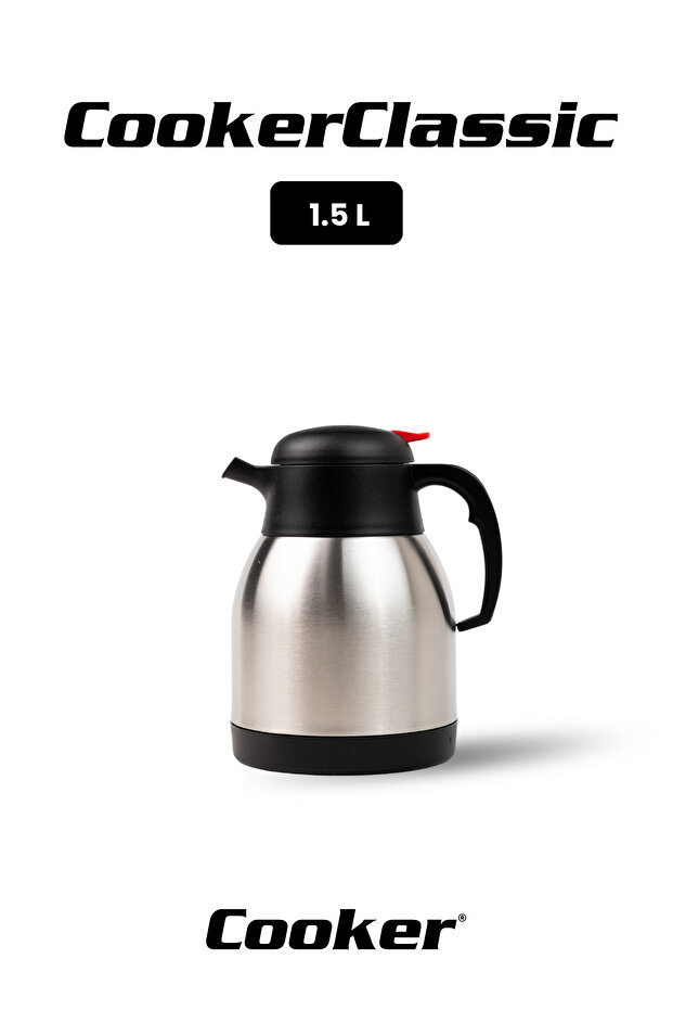 Çelik Çift Katli Paslanmaz Termos 1.5 Lt. - 1