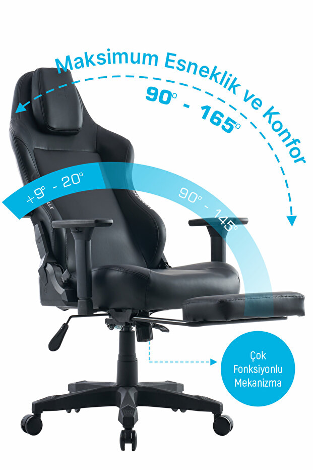 Globe Pro Black Oyuncu Koltuğu - 7
