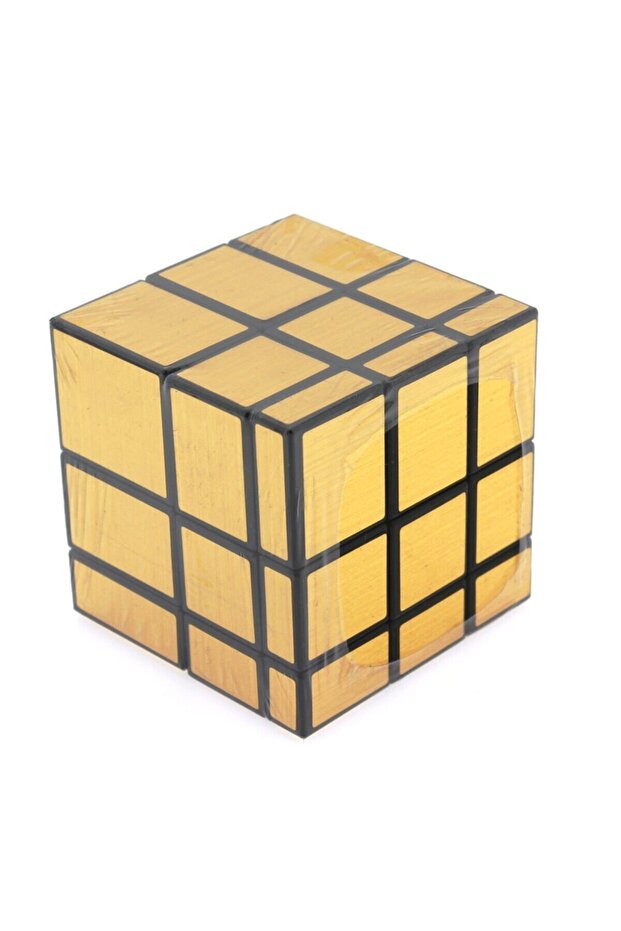 مكعب ذكاء هندسي أصفر معدني - 2