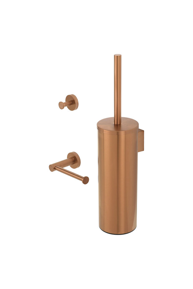 KOROS bathroom accessory set, gold-red - 3