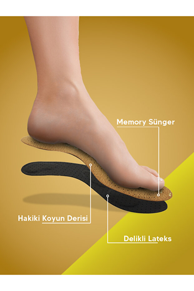 Memory Leather Tabanlık - Kadın - 2